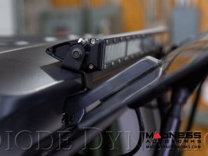 Jeep Wrangler JL Rear Hard Top Bracket Kit w/ LED Light Bar -  White Flood - 30"